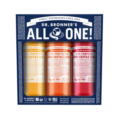 Dr. Bronner's Pure-Castile Soap Liquid Summer Lovin' 237ml x 3 Pack